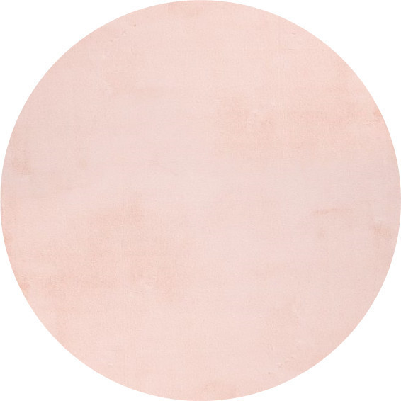 Kusový koberec Cha Cha 535 powder pink kruh č.1