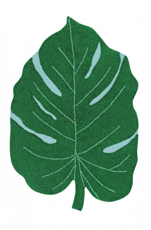 Pro zvířata: Pratelný koberec Monstera Leaf č.1