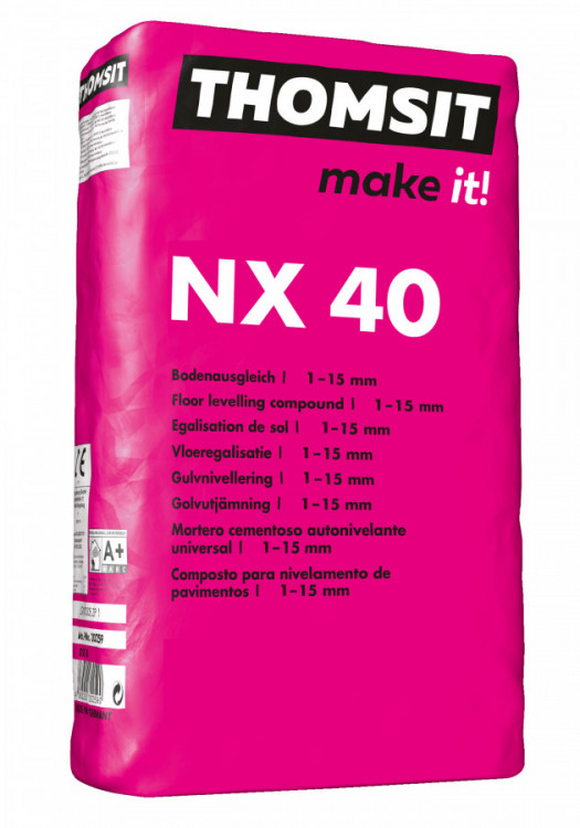 Thomsit nivelační hmota NX 40 25 kg č.1