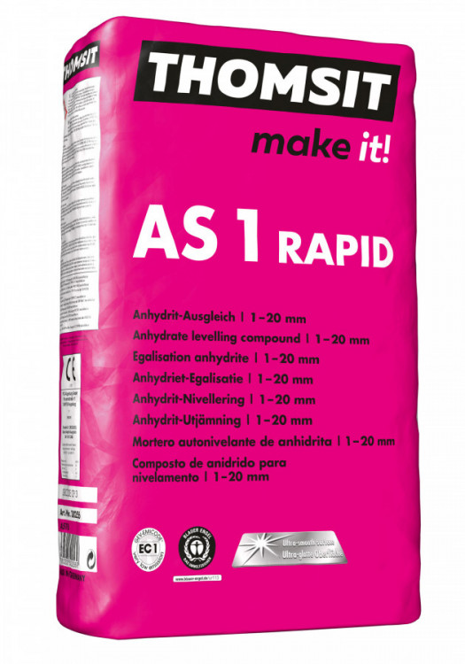Thomsit nivelační hmota AS 1 RAPID 25 kg č.1