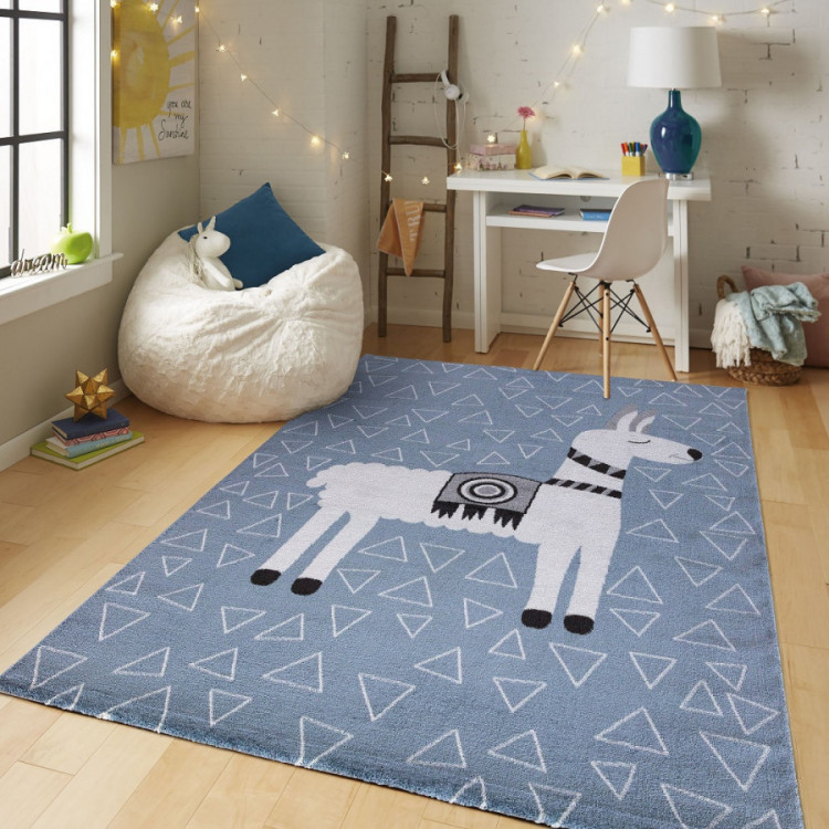 Dětský kusový koberec Candy 153 Blue č.3