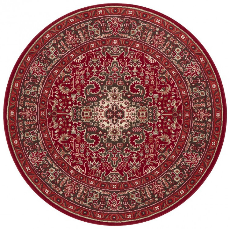 Kruhový koberec Mirkan 104098 Oriental red č.1