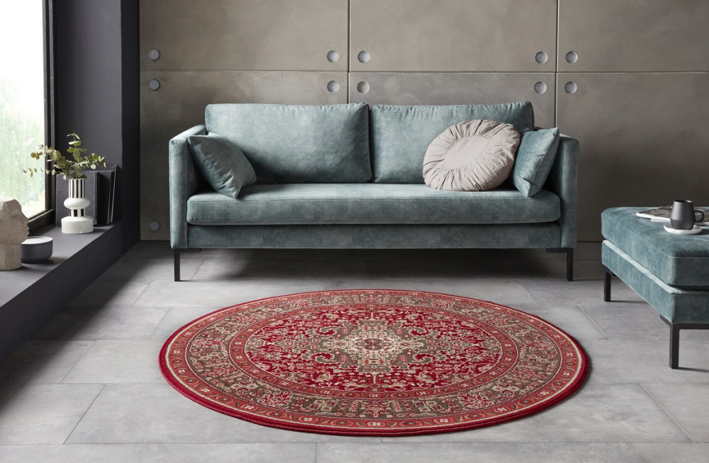 Kruhový koberec Mirkan 104098 Oriental red č.3