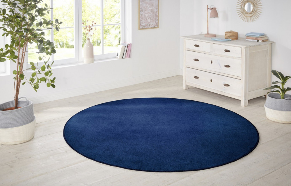 Kusový koberec Nasty 104447 Darkblue kruh č.3