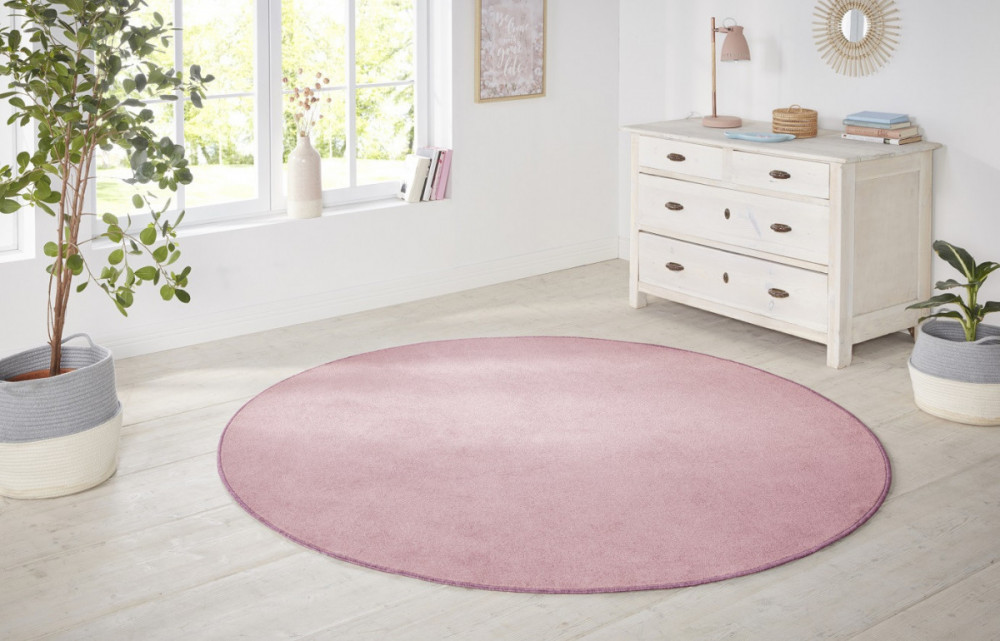 Kusový koberec Nasty 104446 Light-Rose kruh č.3