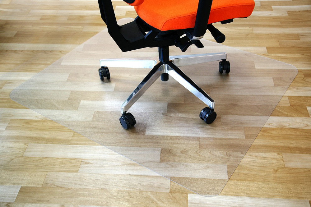 Spur podložka pod židli na tvrdé podlahové krytiny PETEX 90 x 120 cm č.1
