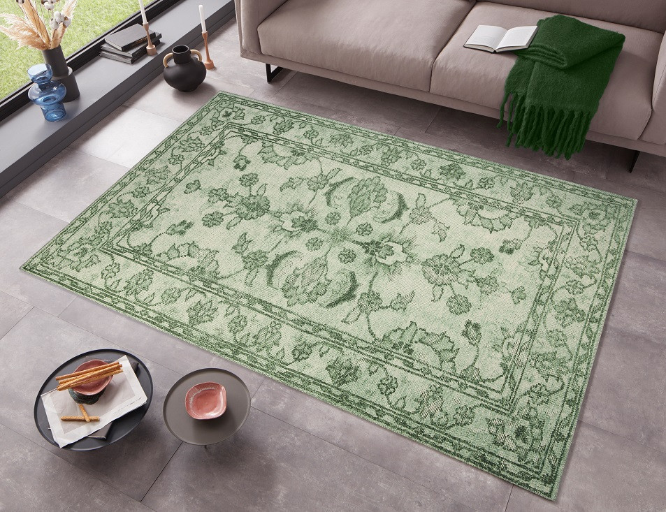 Kusový orientální koberec Chenille Rugs Q3 104766 Green č.2
