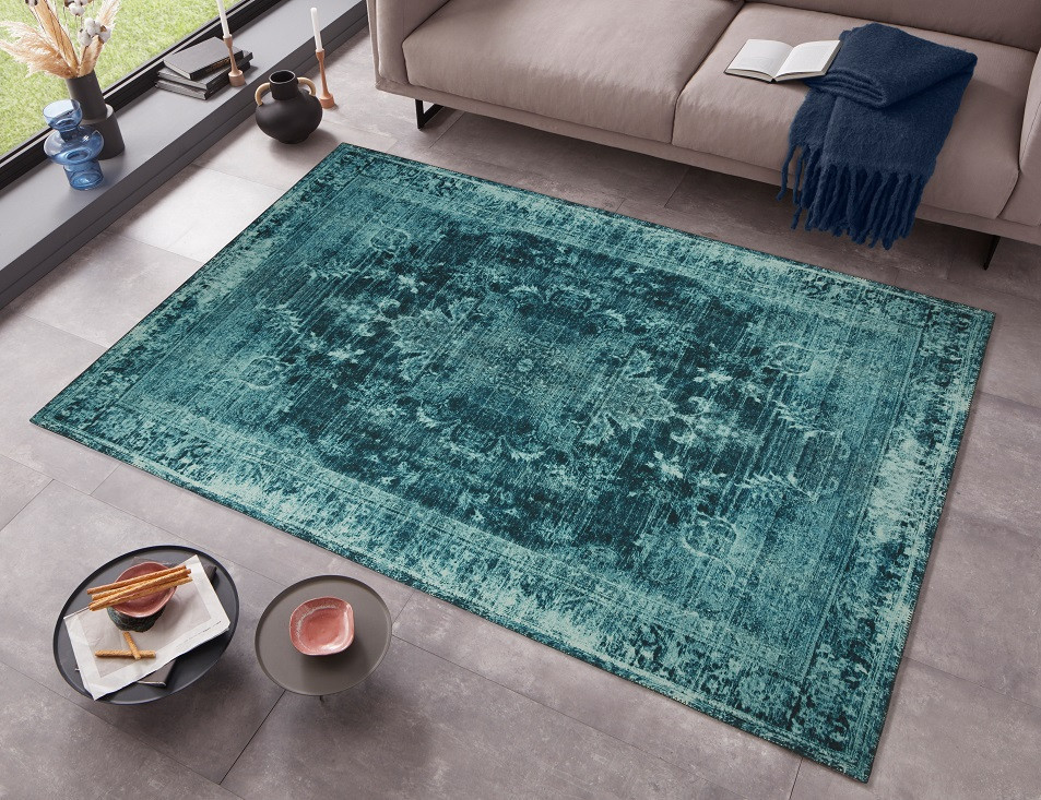 Kusový orientální koberec Chenille Rugs Q3 104770 Blue č.2