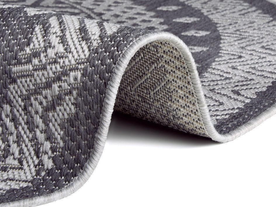 Kusový koberec Flatweave 104857 Grei/SIlver – na ven i na doma č.3