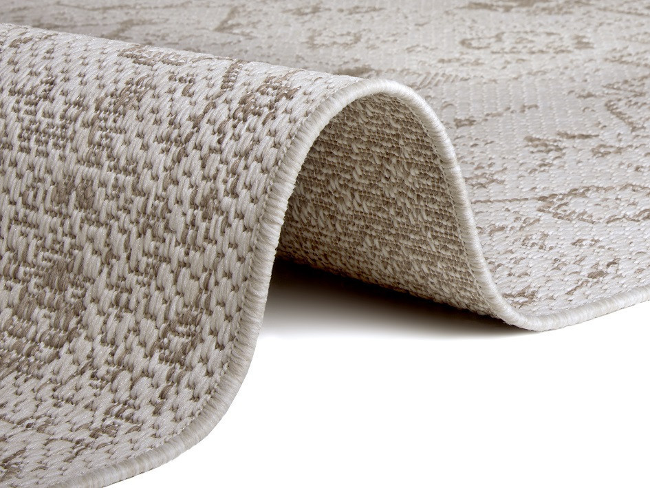 Kusový orientální koberec Flatweave 104805 Cream/Light-brown – na ven i na doma č.2