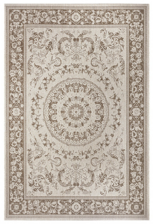 Kusový orientální koberec Flatweave 104811 Cream/Light-brown č.1