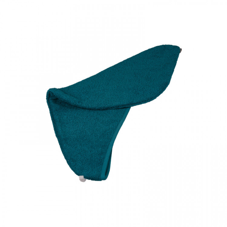 Vlasový turban froté petrolejový 65x35 cm č.2