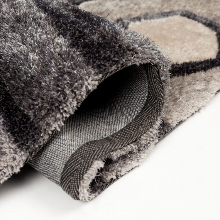 Kusový koberec Verge Hexagon Grey č.4