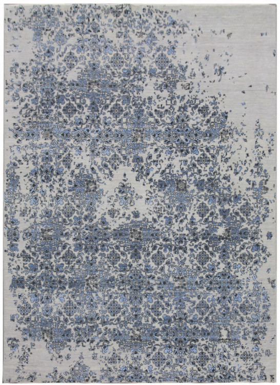 Ručně vázaný kusový koberec Diamond DC-JK 3 Silver/blue č.1