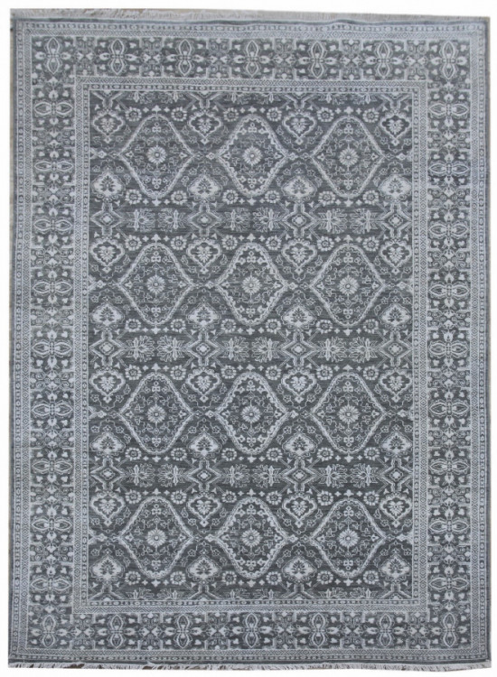 Ručně vázaný kusový koberec Diamond DC-HALI B Grey/silver č.1