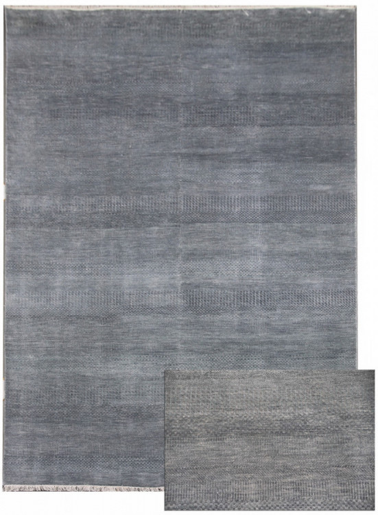 Ručně vázaný kusový koberec Diamond DC-MCN Light grey/blue č.1