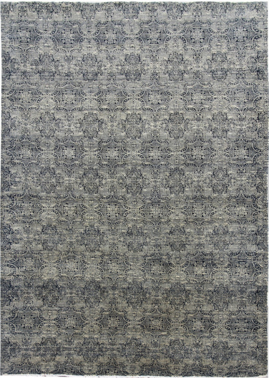 Ručně vázaný kusový koberec Diamond DC-JK 1 SILVER/BLACK č.1