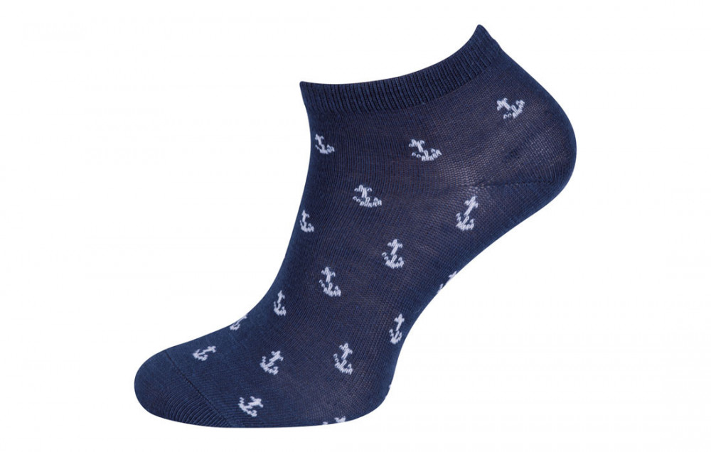 Ponožky dámské kotníkové Námořní modré č.1