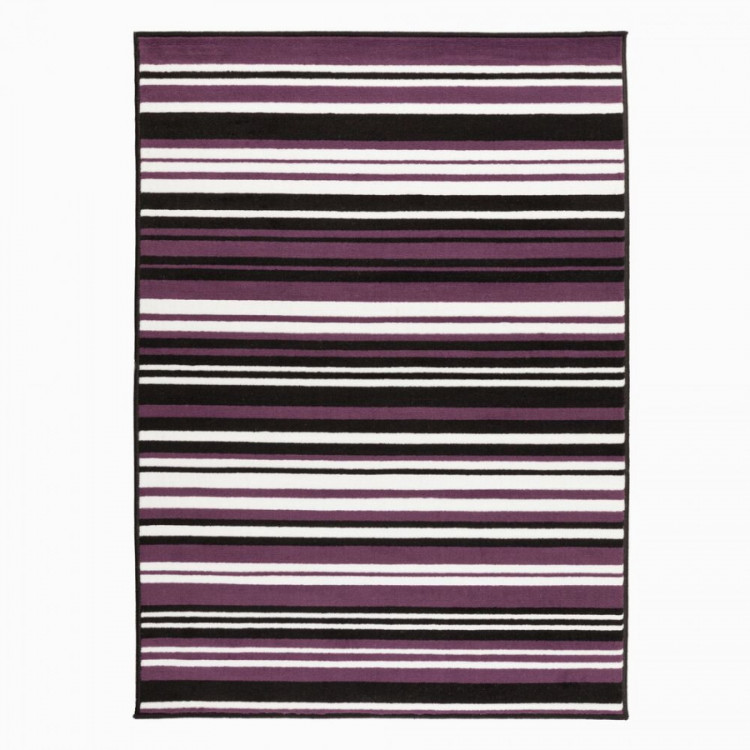 Kusový koberec Element Prime Canterbury Purple/Black č.1