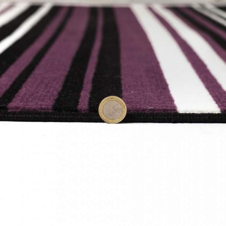 Kusový koberec Element Prime Canterbury Purple/Black č.4