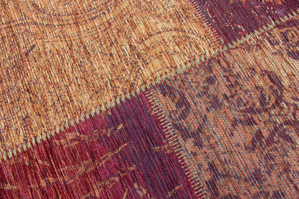 Kusový koberec Manhattan Patchwork Chenille Terracotta č.2