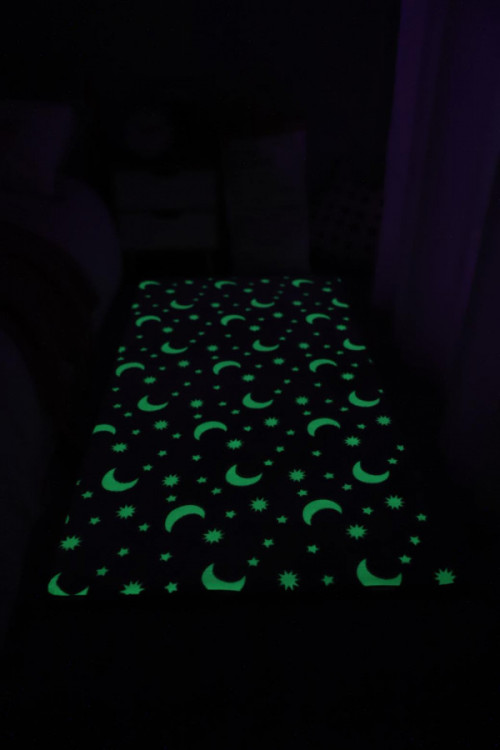 Kobercová předložka GLOW MOON svítící 50 x 80 cm č.2