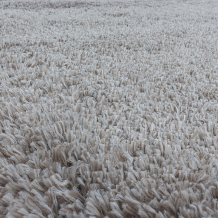 Kusový koberec Fluffy Shaggy 3500 beige kruh č.4