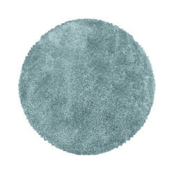 Kusový koberec Fluffy Shaggy 3500 blue kruh č.1