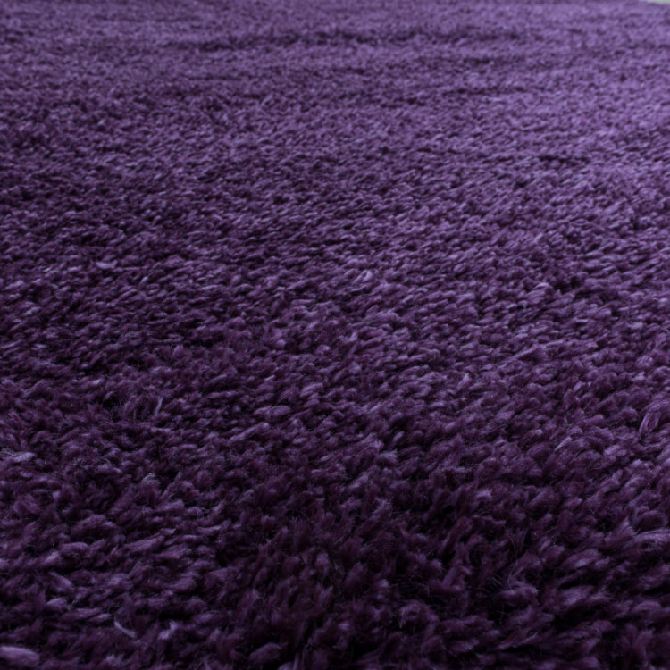 Kusový koberec Fluffy Shaggy 3500 lila kruh č.4