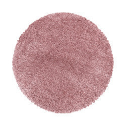 Kusový koberec Fluffy Shaggy 3500 rose kruh č.1