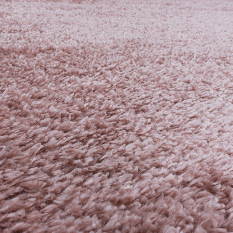 Kusový koberec Fluffy Shaggy 3500 rose kruh č.4