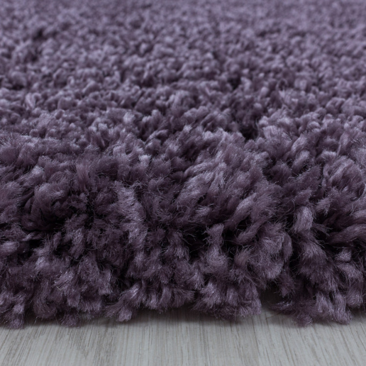 Kusový koberec Sydney Shaggy 3000 violett kruh č.2