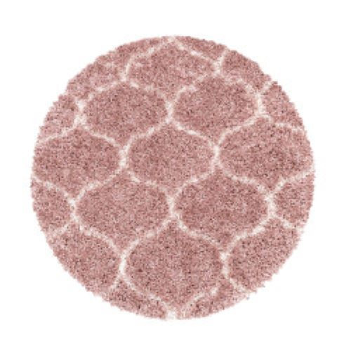 Kusový koberec Salsa Shaggy 3201 rose kruh č.1