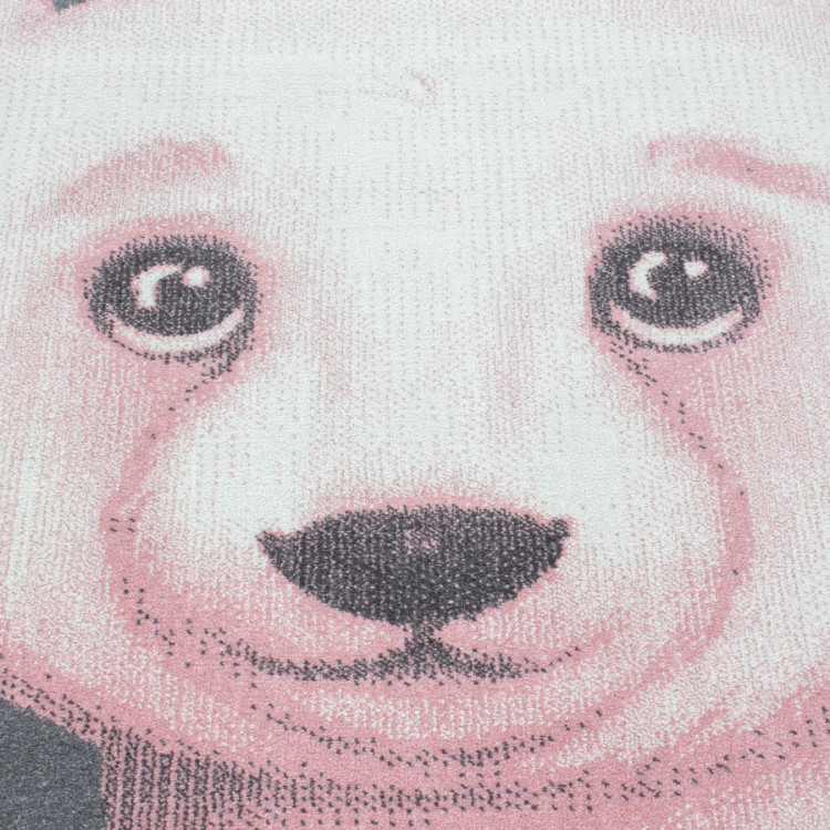 Dětský kusový koberec Bambi 810 pink kruh č.3