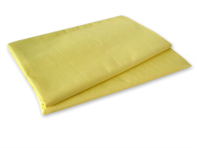 Prostěradlo bavlna plátno žluté