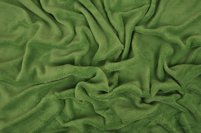Prostěradlo mikroplyšové zelené 90x200 cm č.4