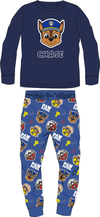Dětské pyžamo fleecové Paw Patrol / Tlapková patrola modré č.1