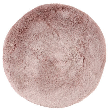 Kusový koberec Samba 495 Powderpink kruh č.1
