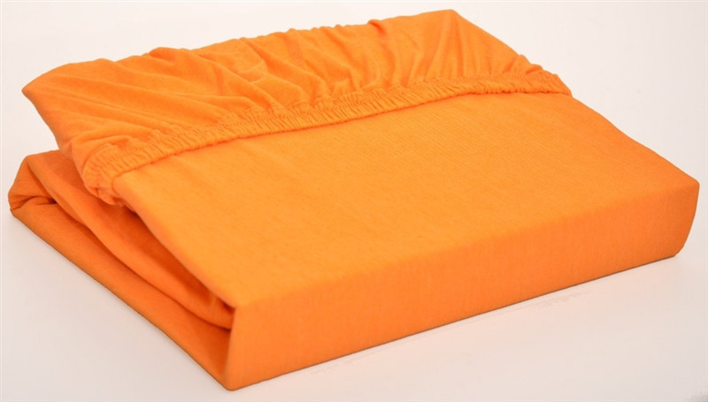 Vesna prostěradlo jersey Standard oranžové 180x200 cm č.1