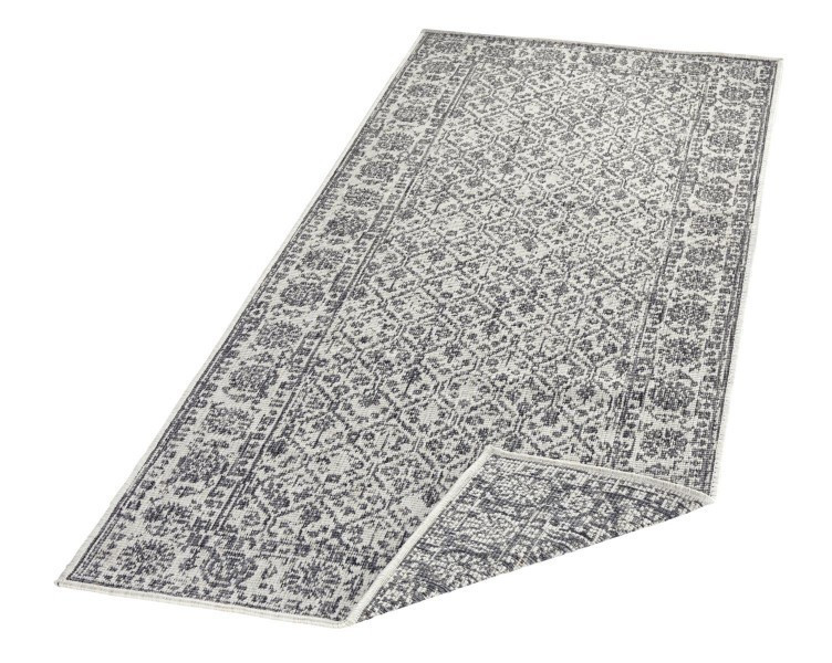 Kusový koberec Twin-Wendeteppiche 103116 grau creme – na ven i na doma č.6