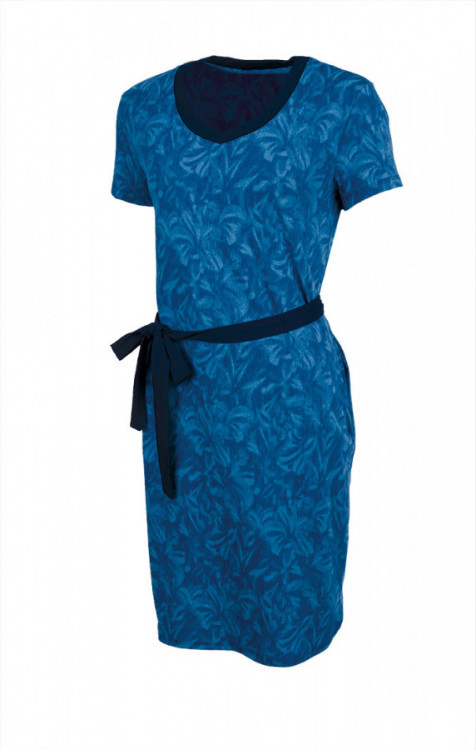 Dámské šaty FLOWERS modré č.1