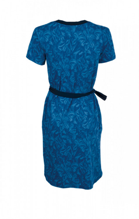 Dámské šaty FLOWERS modré č.2