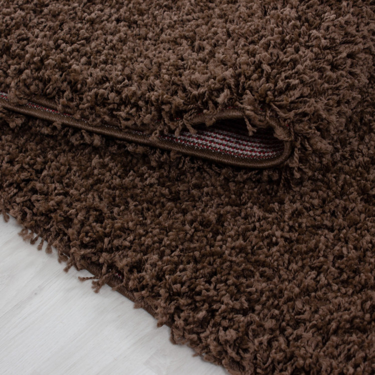 Kusový koberec Life Shaggy 1500 brown č.5