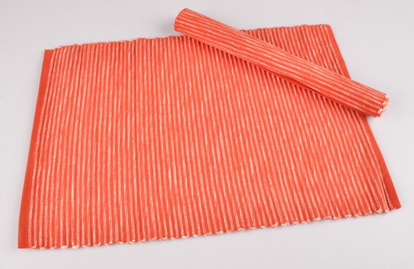 Prostírání textilní INDIE 2ks 33x45 cm oranžové č.1