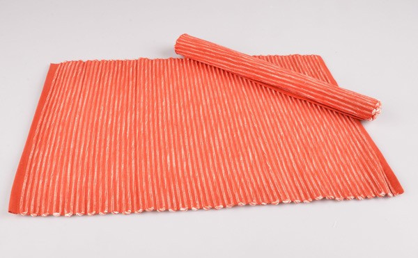 Prostírání textilní INDIE 2ks 33x45 cm oranžové č.2