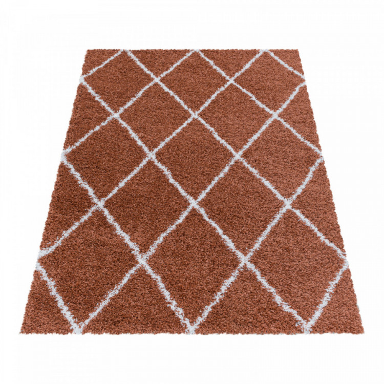 Kusový koberec Alvor Shaggy 3401 terra č.2