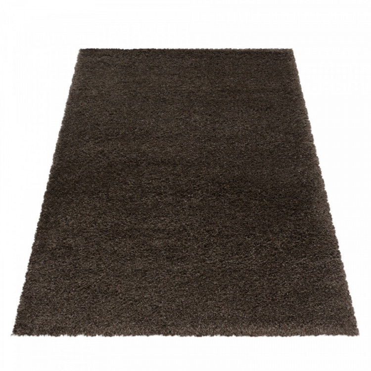 Kusový koberec Fluffy Shaggy 3500 brown č.2