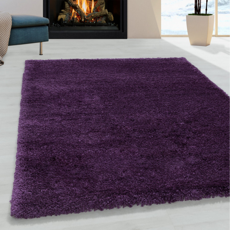 Kusový koberec Fluffy Shaggy 3500 lila č.6