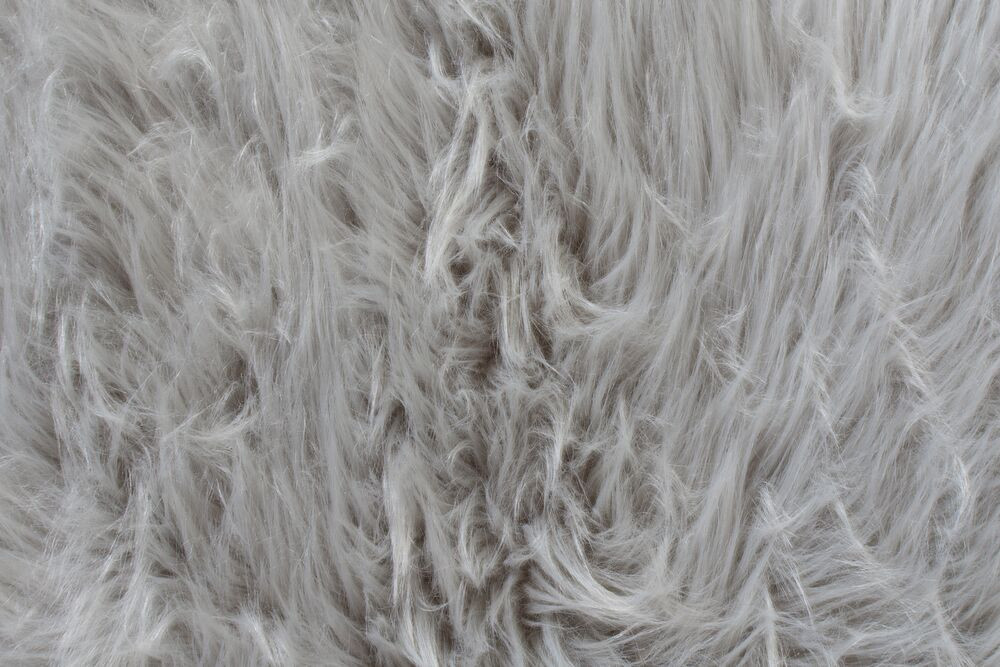 Kusový koberec Faux Fur Sheepskin Grey kruh č.4