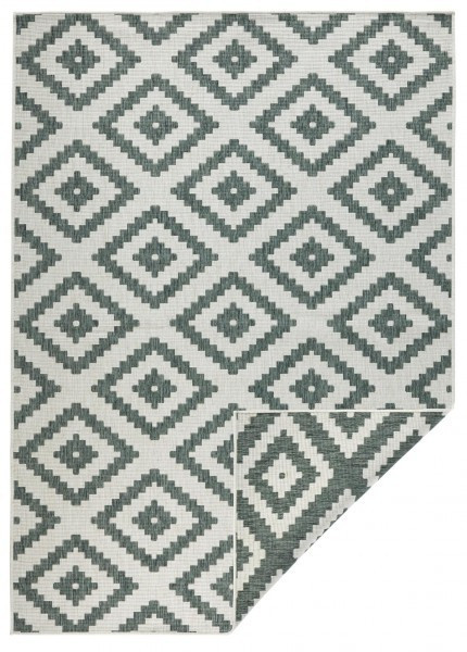 Kusový koberec Twin-Wendeteppiche 103131 grün creme – na ven i na doma č.4